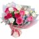 Букет цветов Сердечные Мелодии Букет цветов из: Розы и Лизиантусы